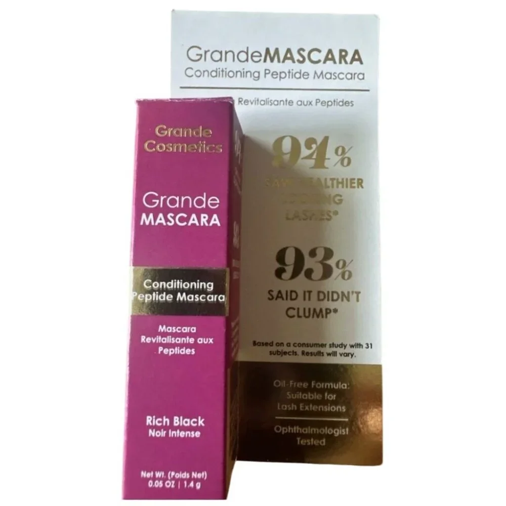 Grande Cosmetics Grande Mascara Conditioning Peptide Rich Black 0.05oz/1.4g